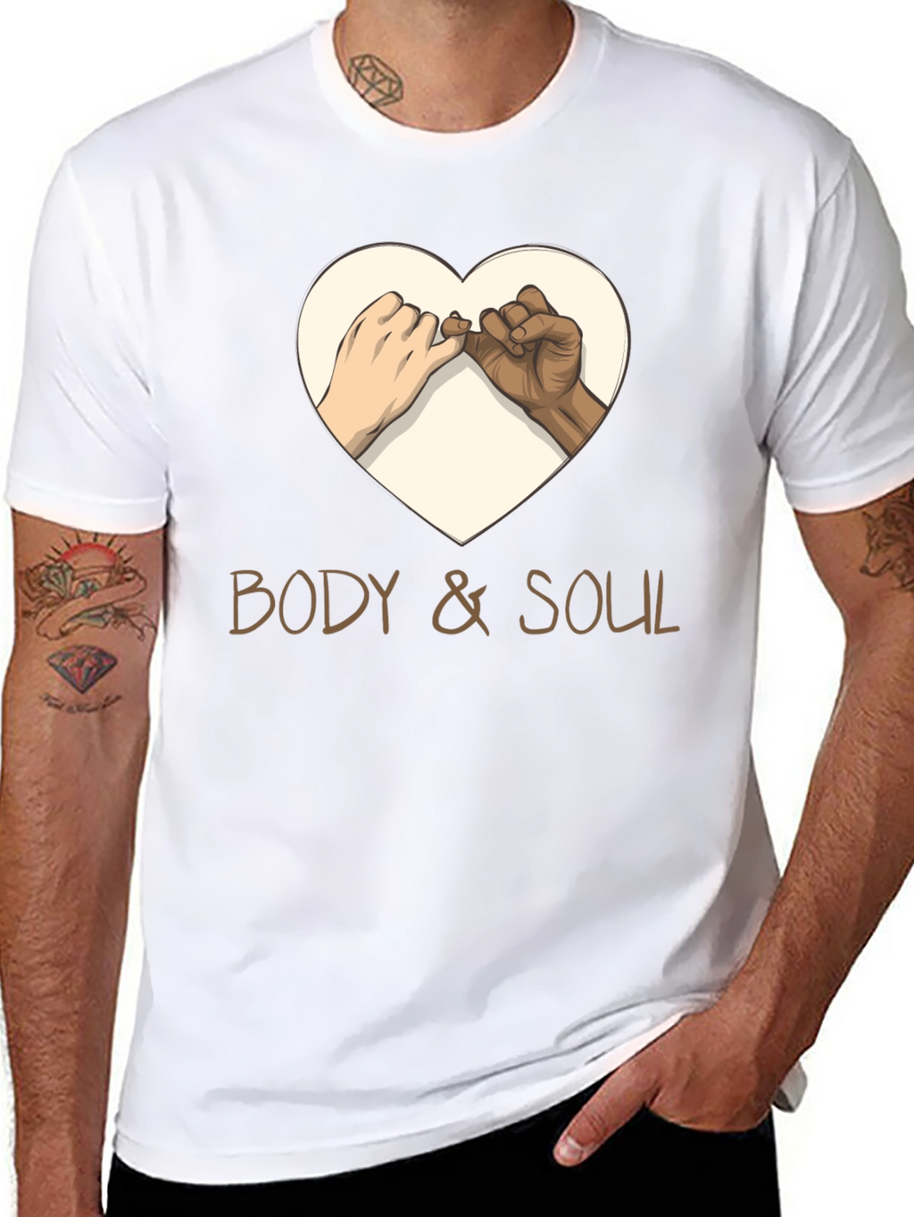 Body & Soul Heart Graphic Tee