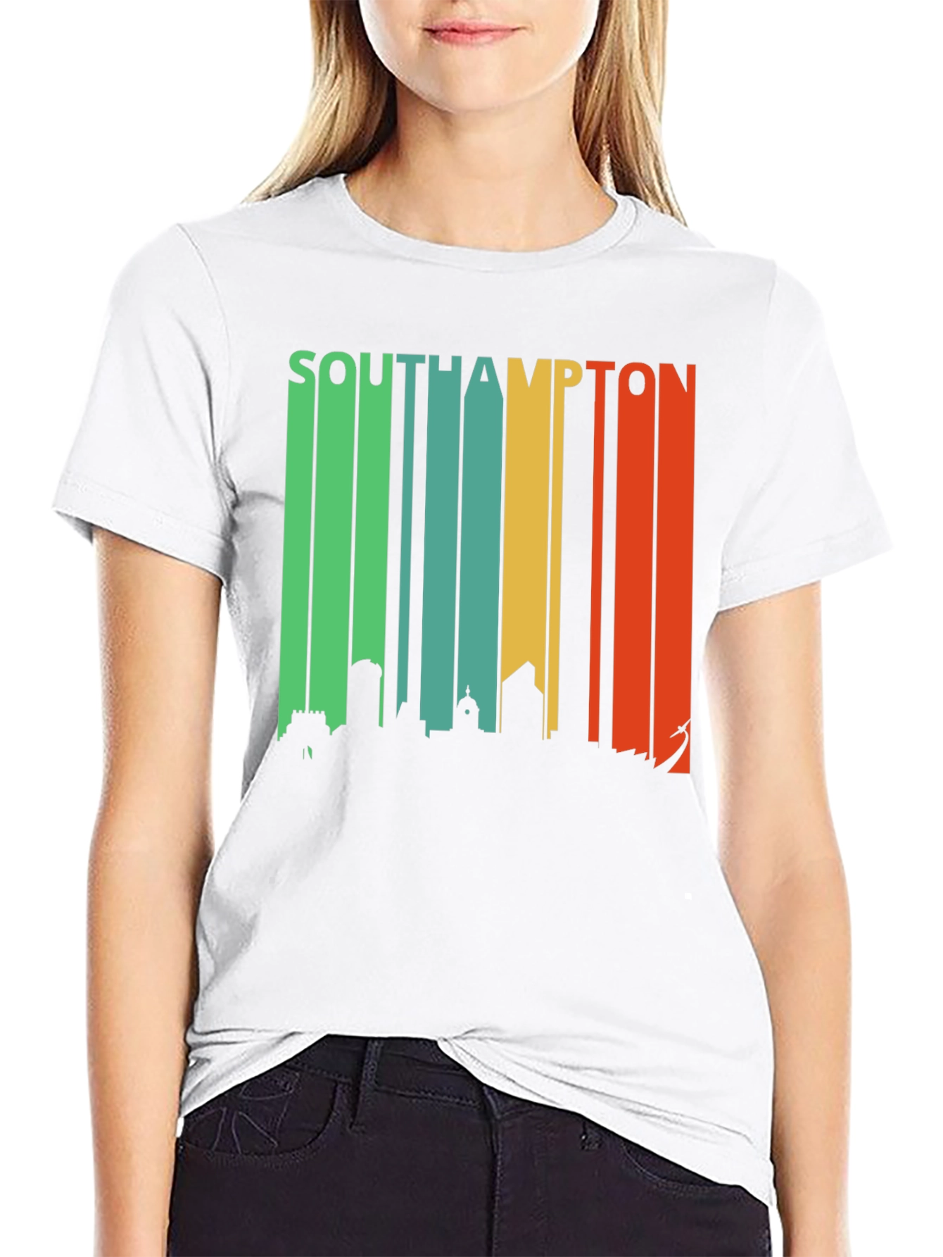 Southampton Skyline Retro T-Shirt