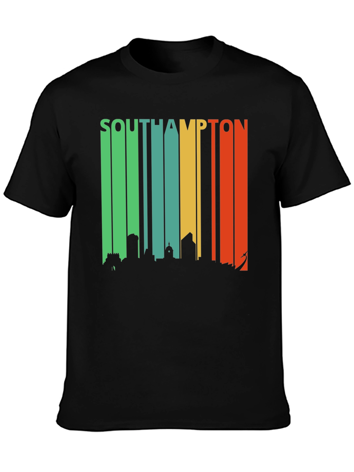 Southampton Skyline Retro T-Shirt