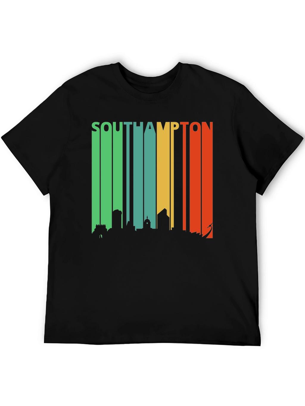 Southampton Skyline Retro T-Shirt