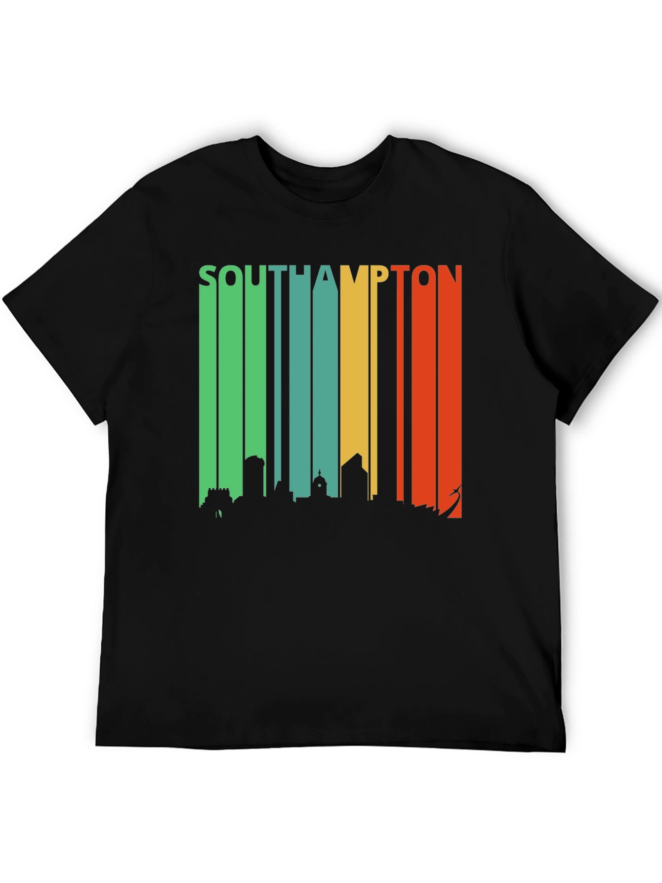 Southampton Skyline Retro T-Shirt