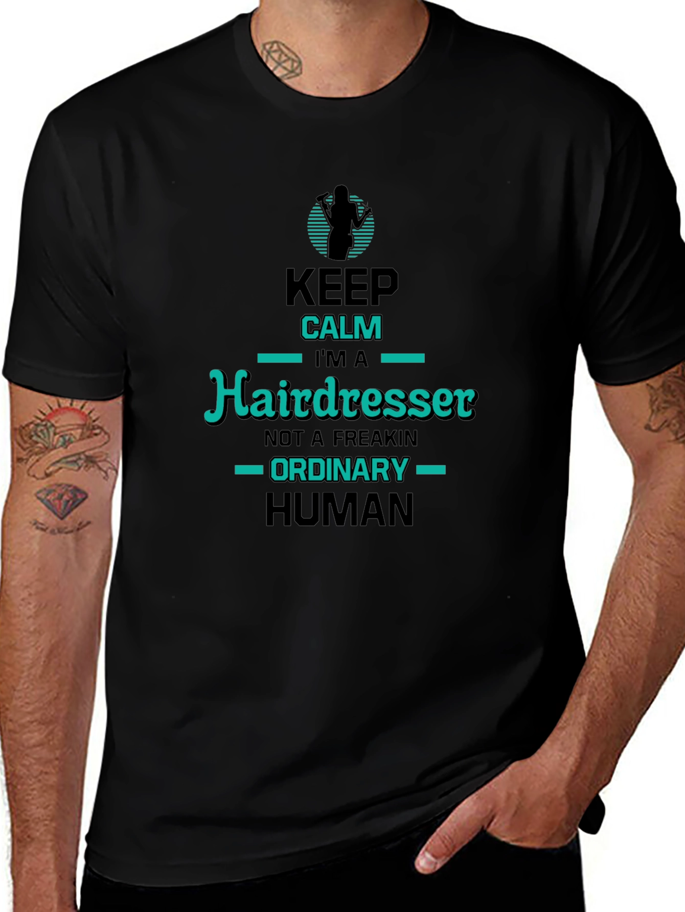 Hairdresser T-Shirt - Keep Calm Im a Hairdresser