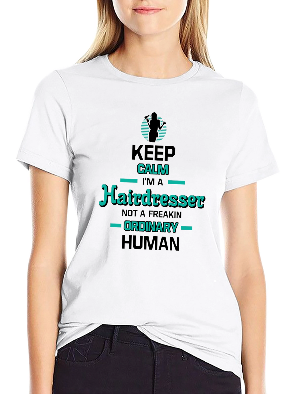 Hairdresser T-Shirt - Keep Calm Im a Hairdresser