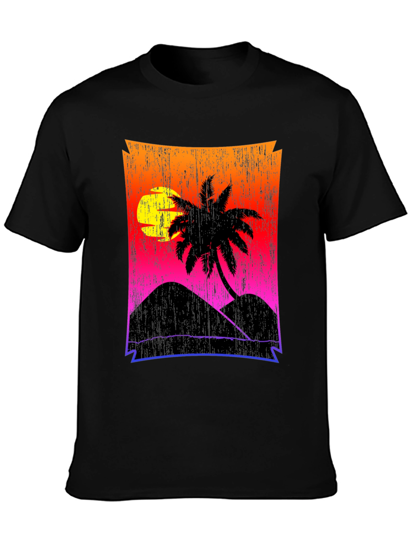 Sunset Palm Tee - Tropical Vibe T-Shirt