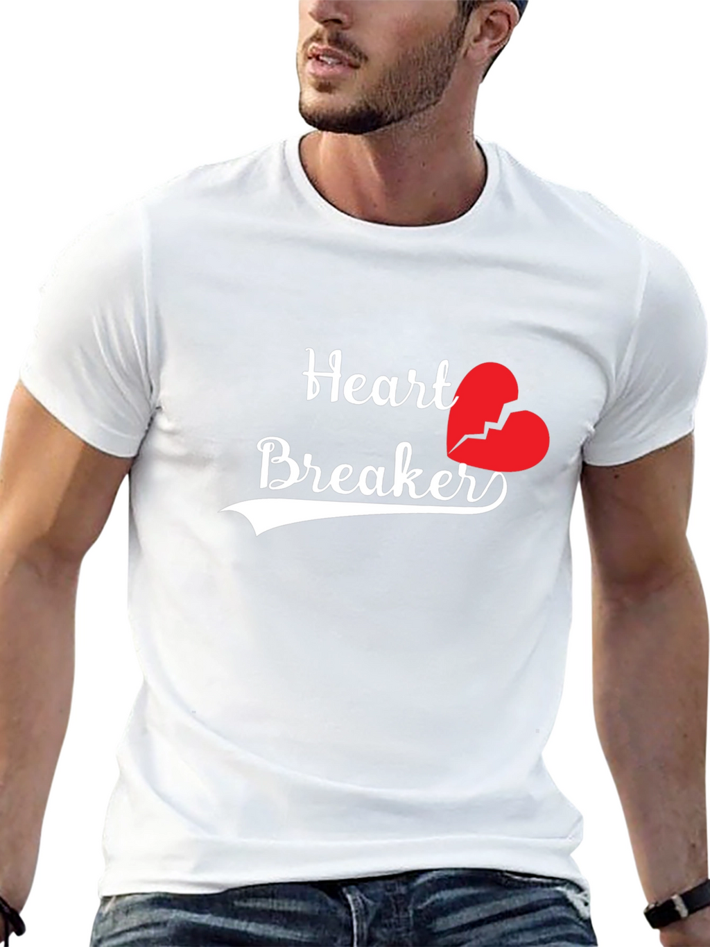 Heartbreaker Graphic T-Shirt - Stylish Mens Tee
