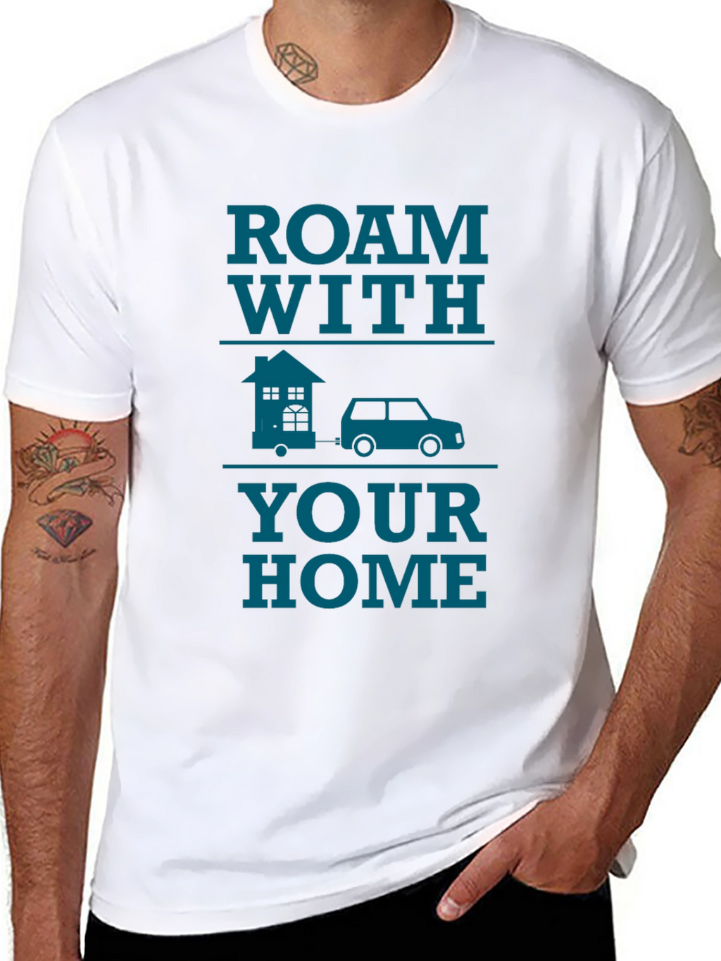 Roam With Your Home Graphic T-Shirt