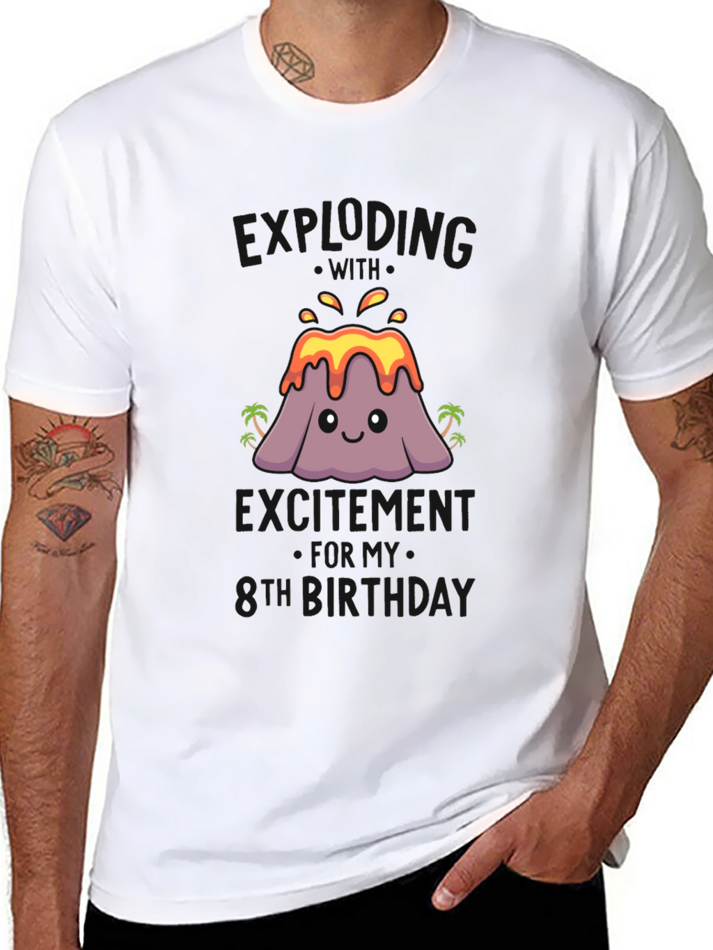 Volcano 8th Birthday T-Shirt