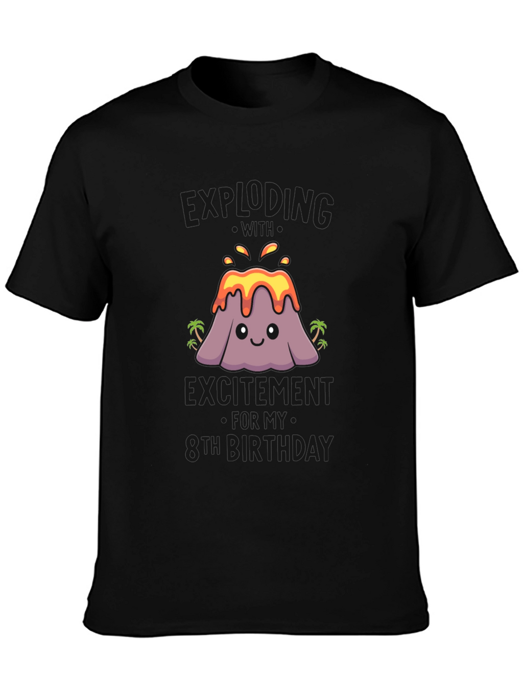 Volcano 8th Birthday T-Shirt
