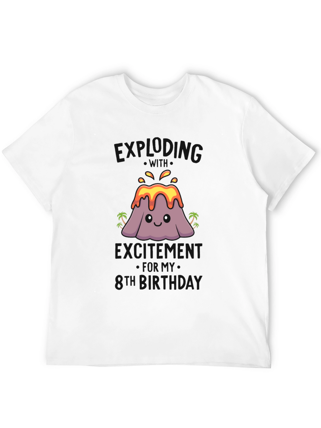 Volcano 8th Birthday T-Shirt