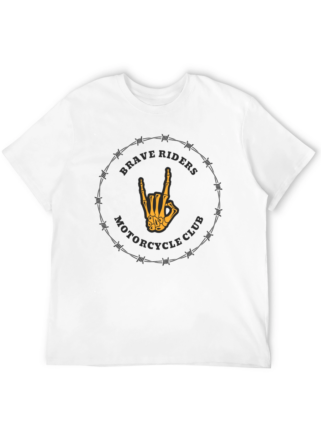 Brave Riders Motorcycle Club Graphic Tee