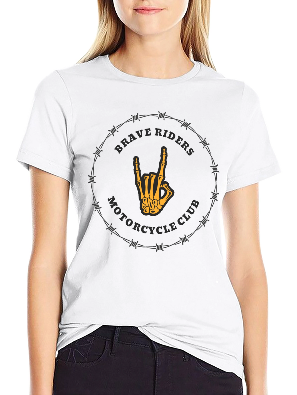 Brave Riders Motorcycle Club Graphic Tee
