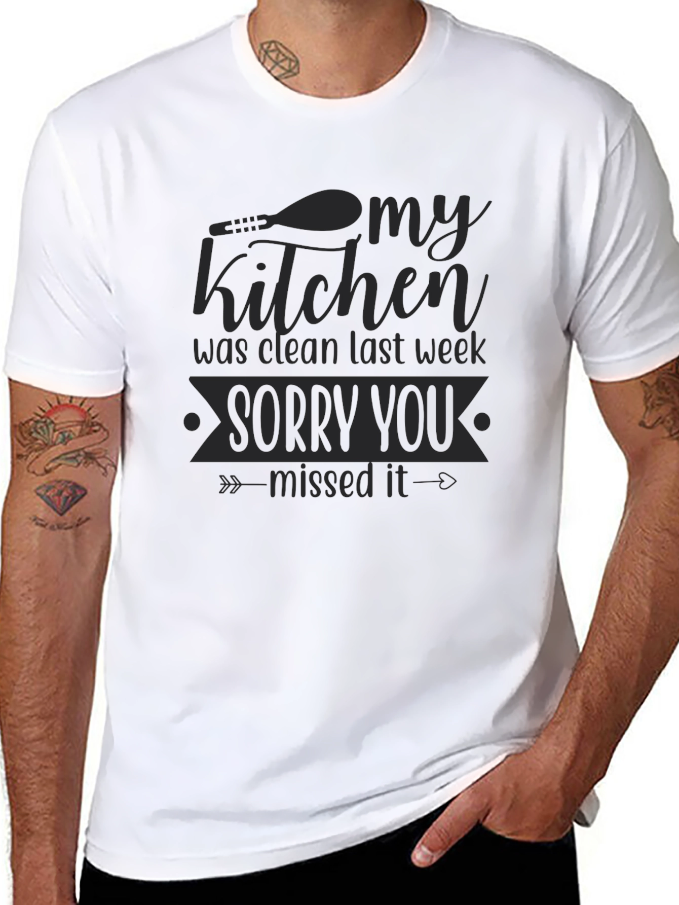 Funny Kitchen Clean Last Week T-Shirt