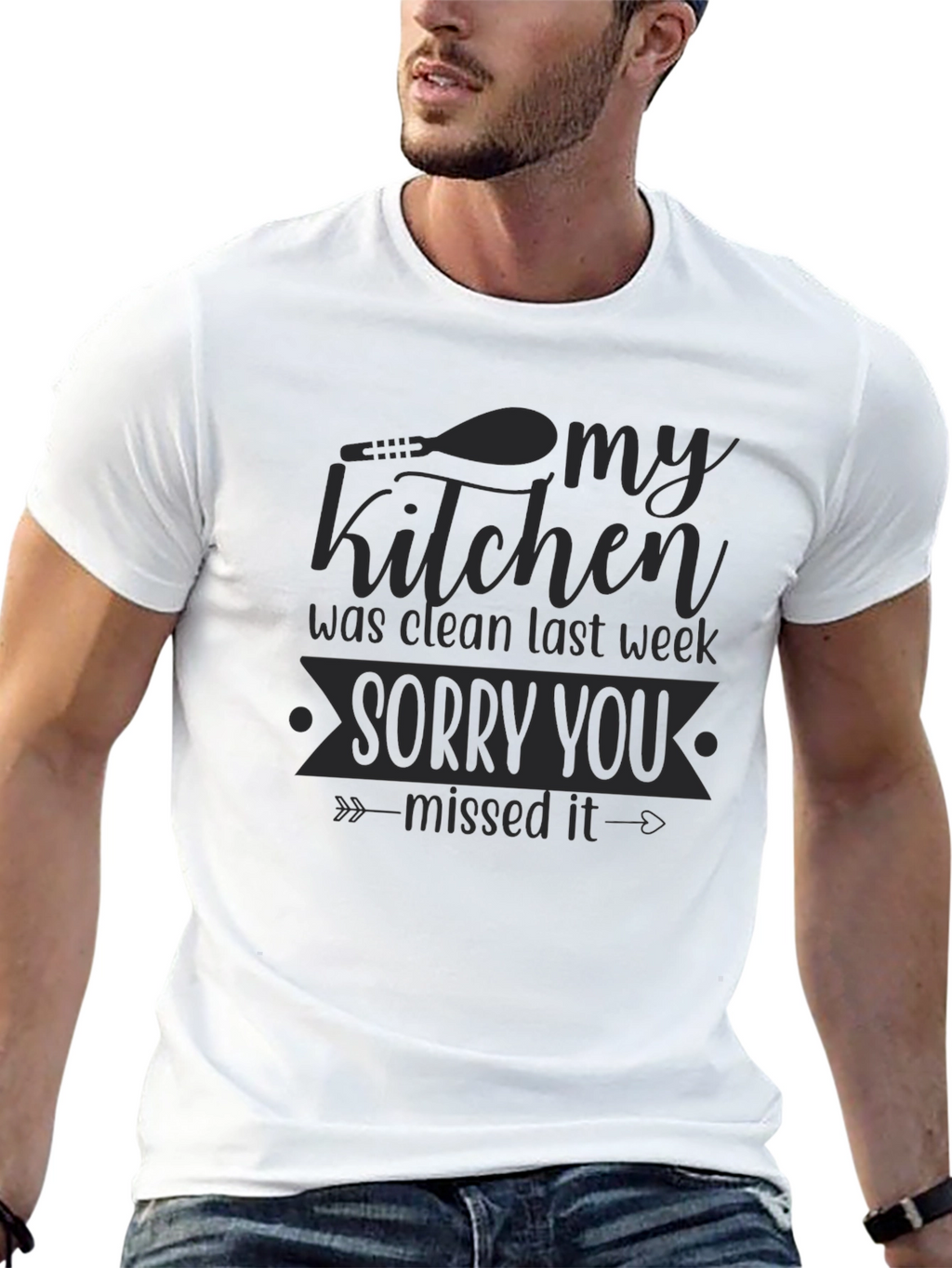 Funny Kitchen Clean Last Week T-Shirt