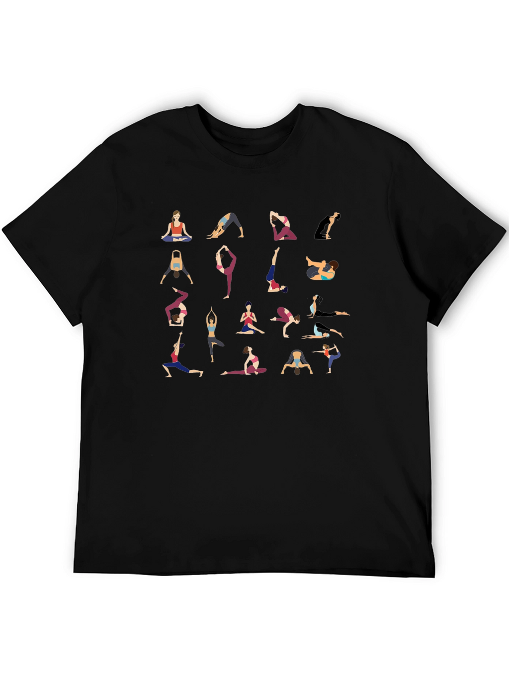 Yoga Pose Graphic T-Shirt
