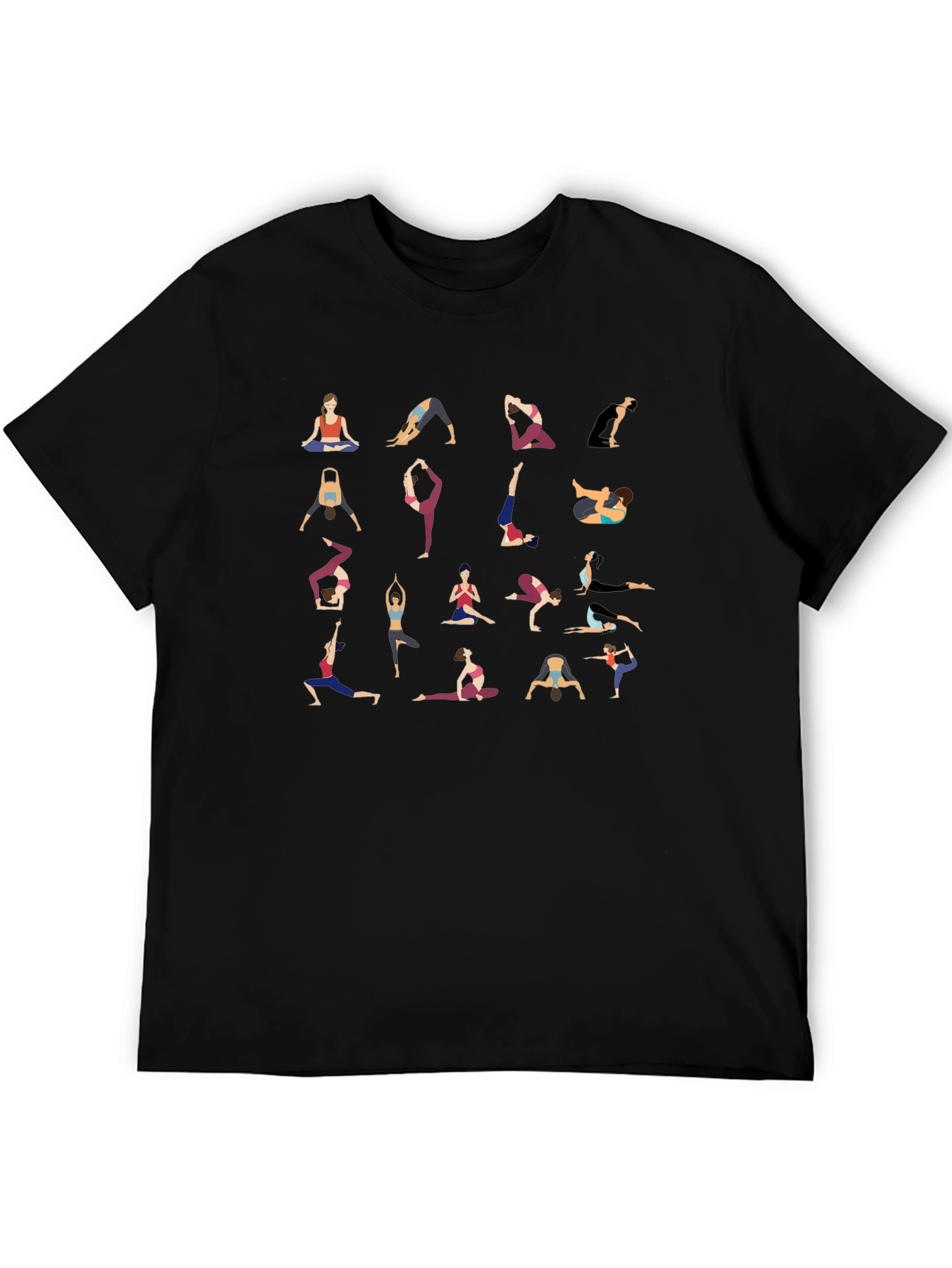 Yoga Pose Graphic T-Shirt