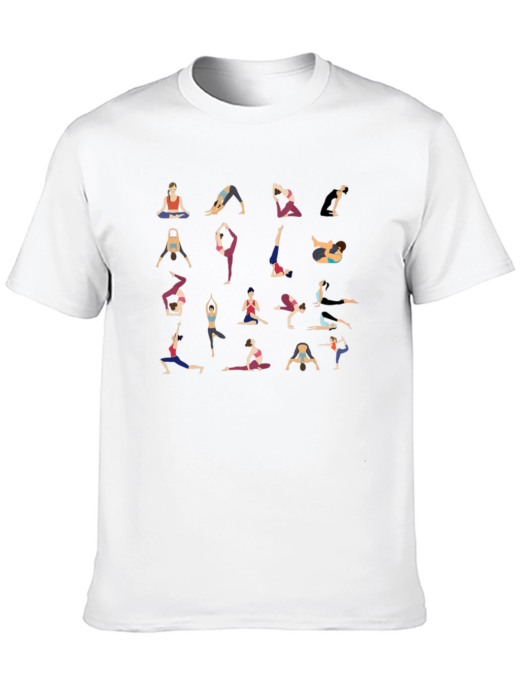 Yoga Pose Graphic T-Shirt