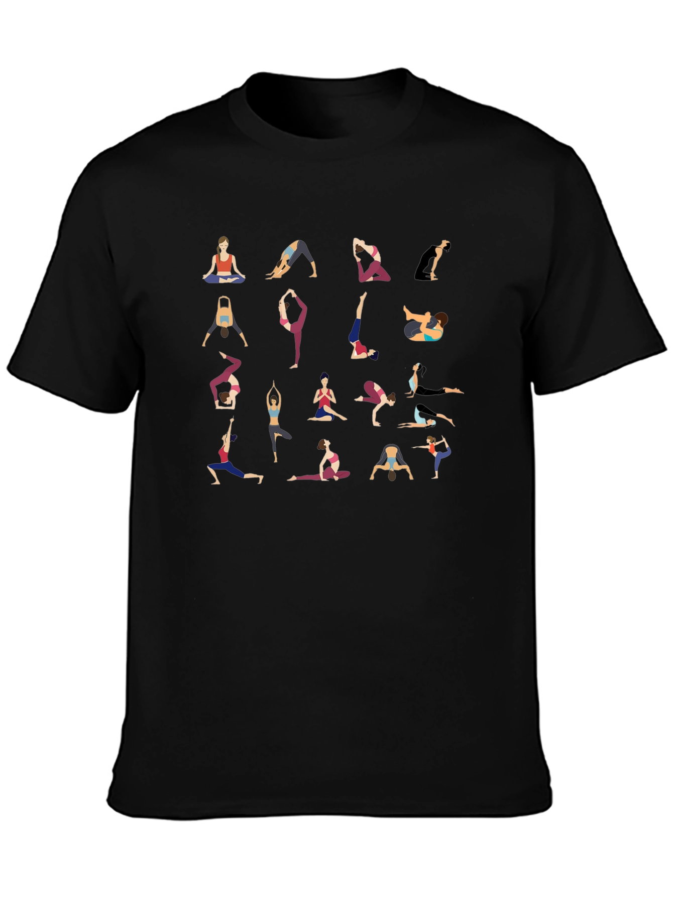 Yoga Pose Graphic T-Shirt