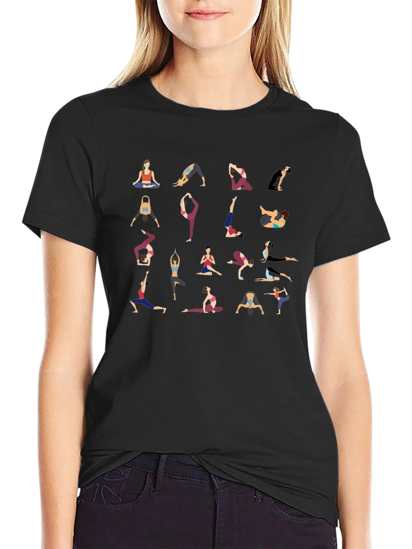 Yoga Pose Graphic T-Shirt