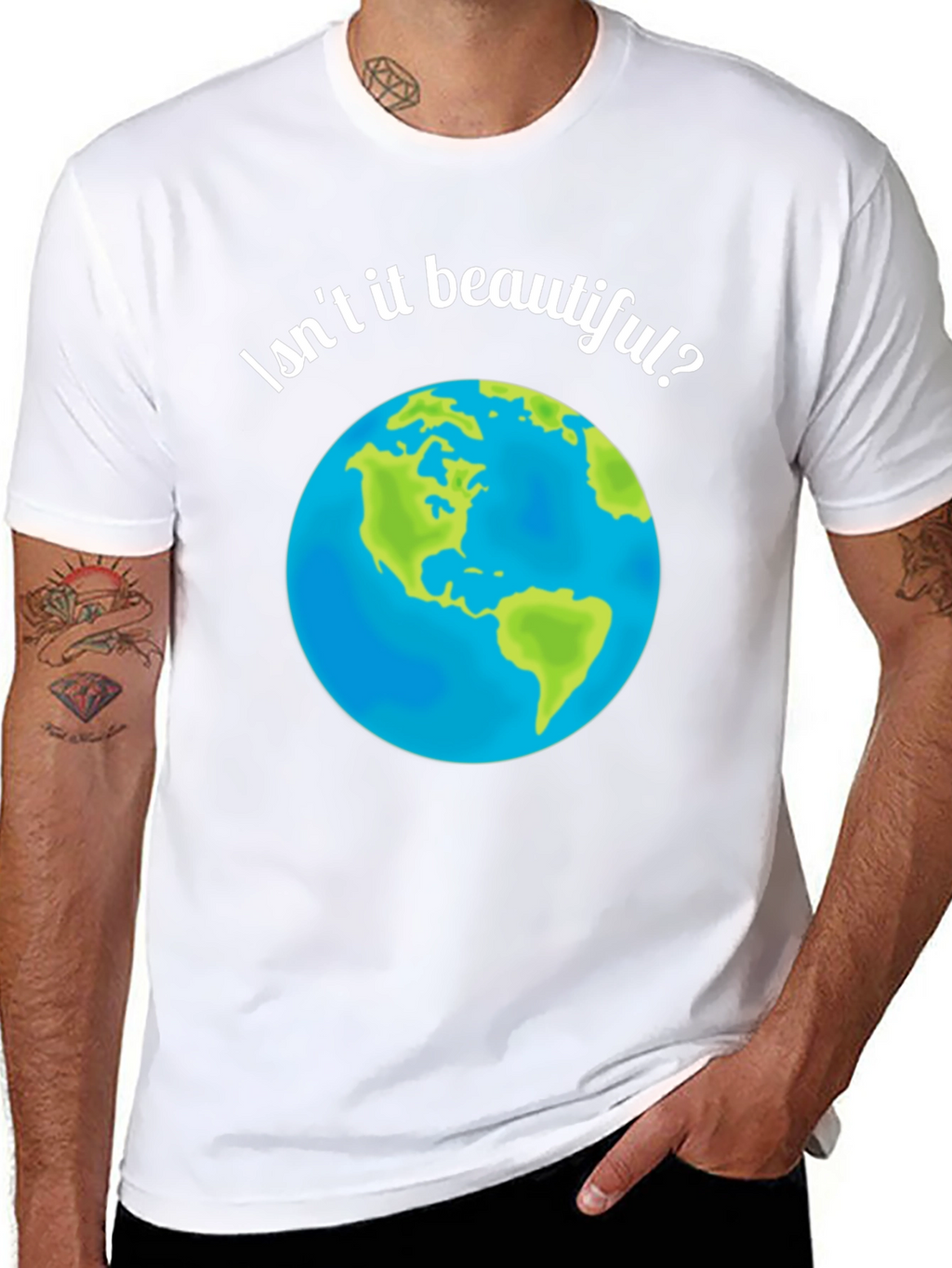 Isnt It Beautiful? Earth Graphic T-Shirt