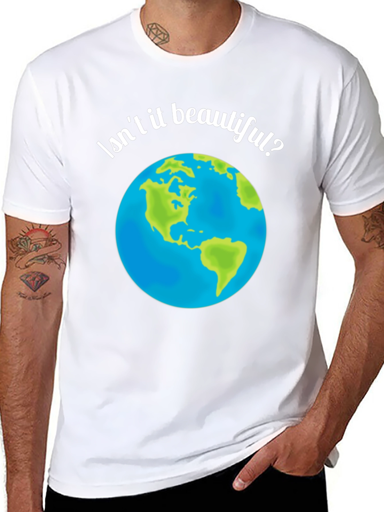 Isnt It Beautiful? Earth Graphic T-Shirt