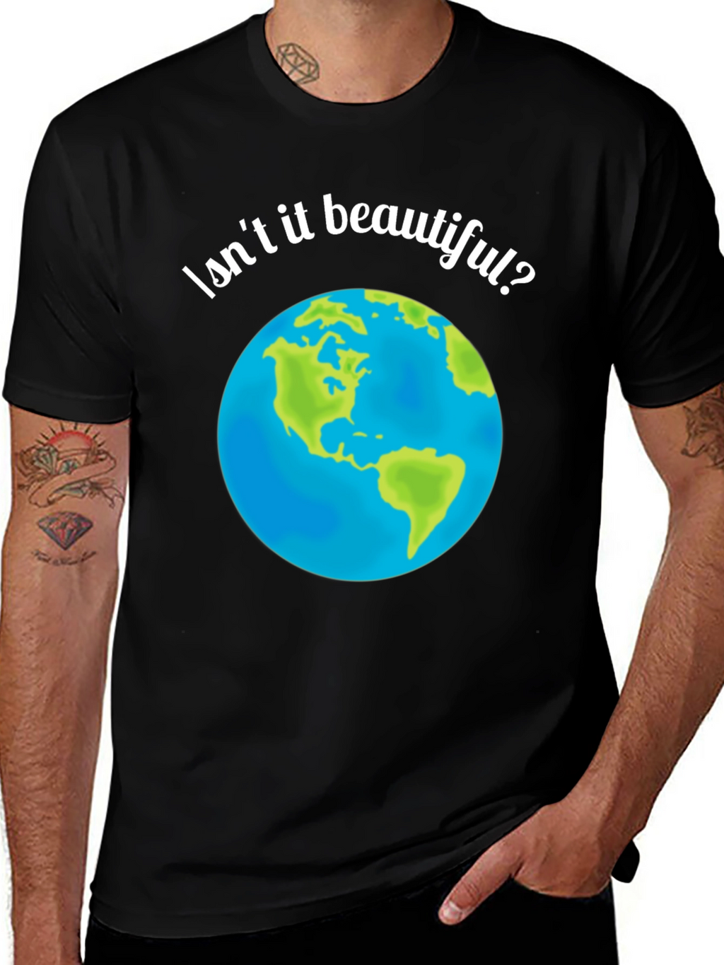 Isnt It Beautiful? Earth Graphic T-Shirt