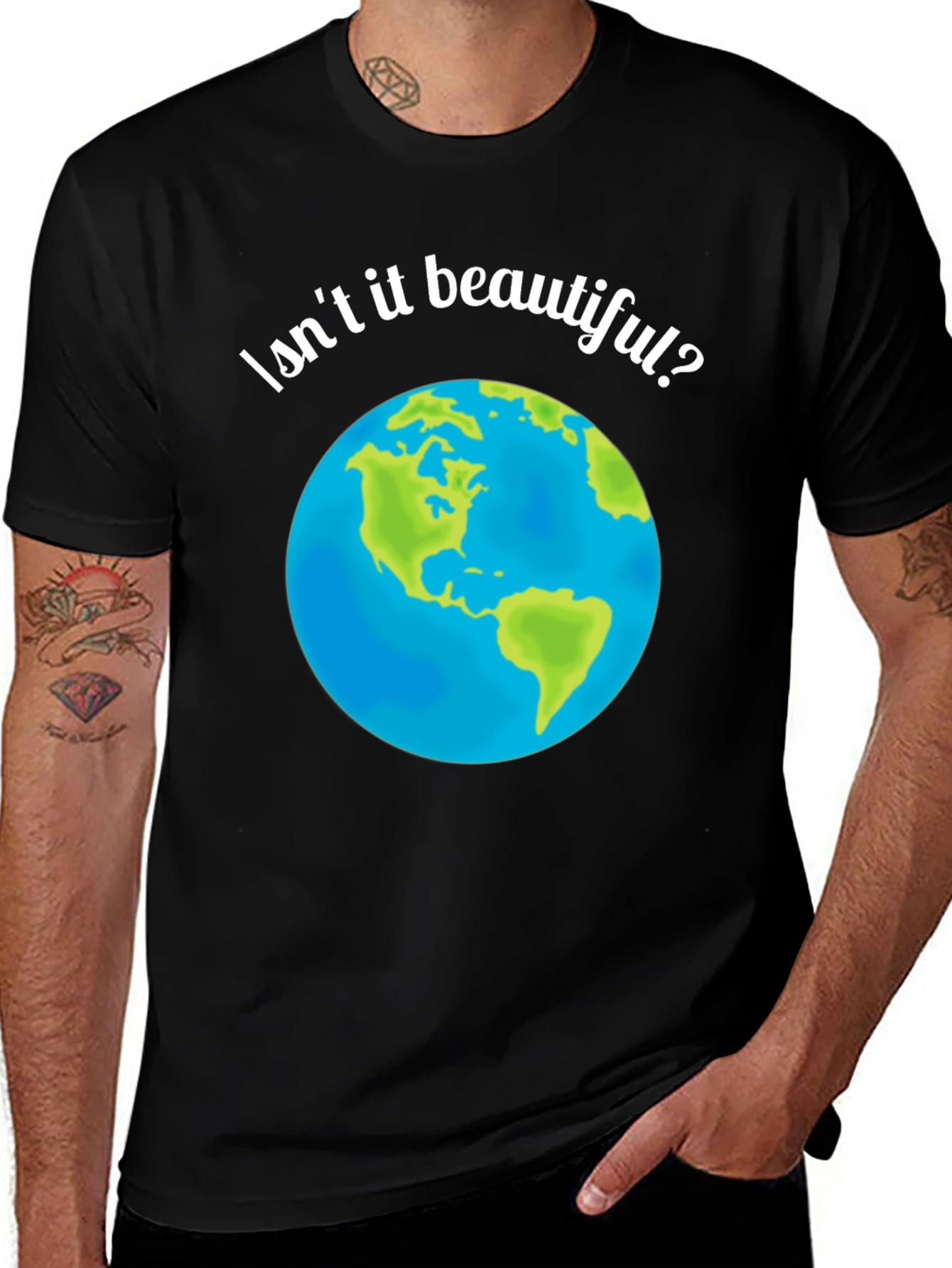 Isnt It Beautiful? Earth Graphic T-Shirt