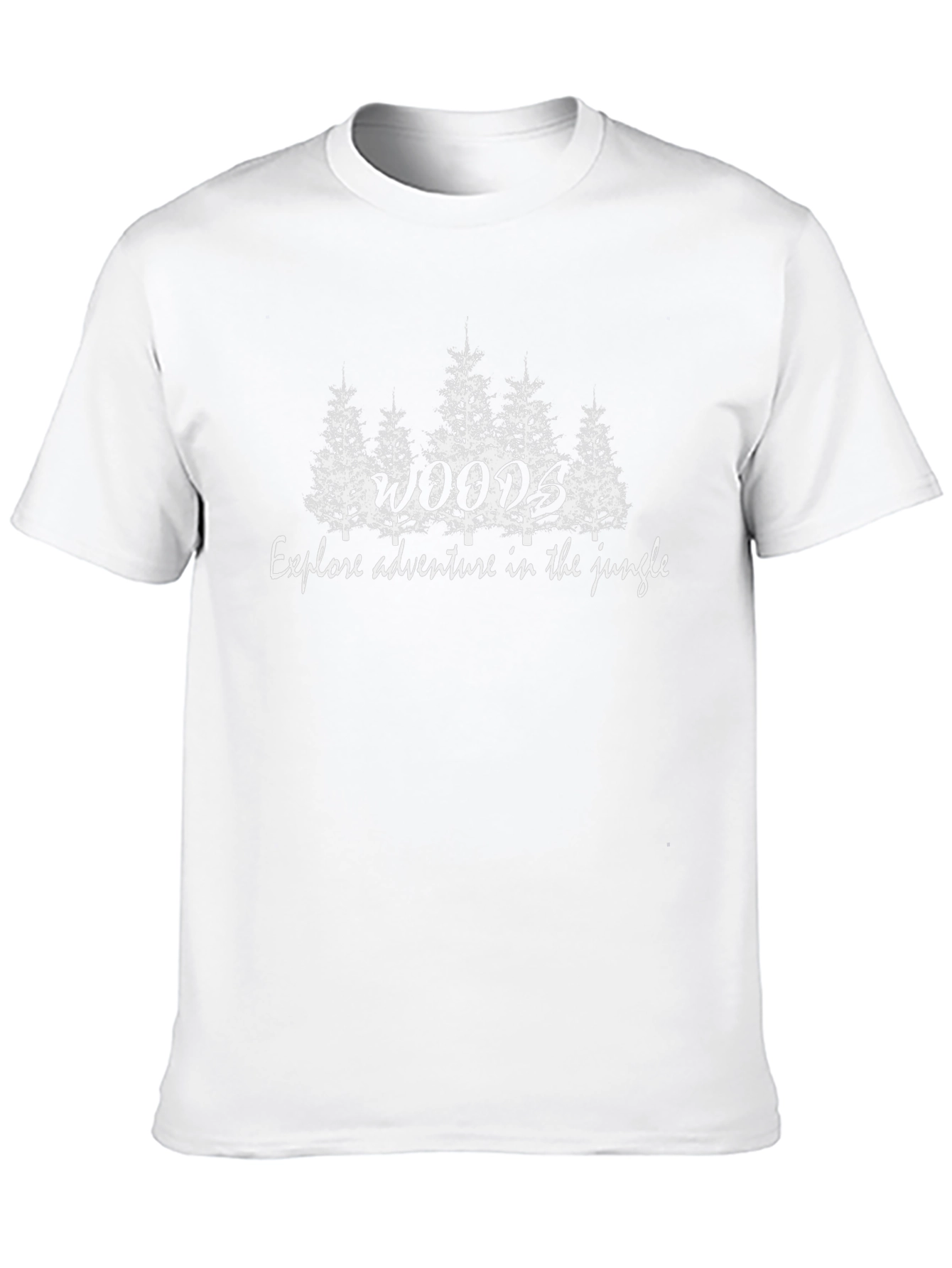 Woods Jungle Adventure Black Graphic T-Shirt