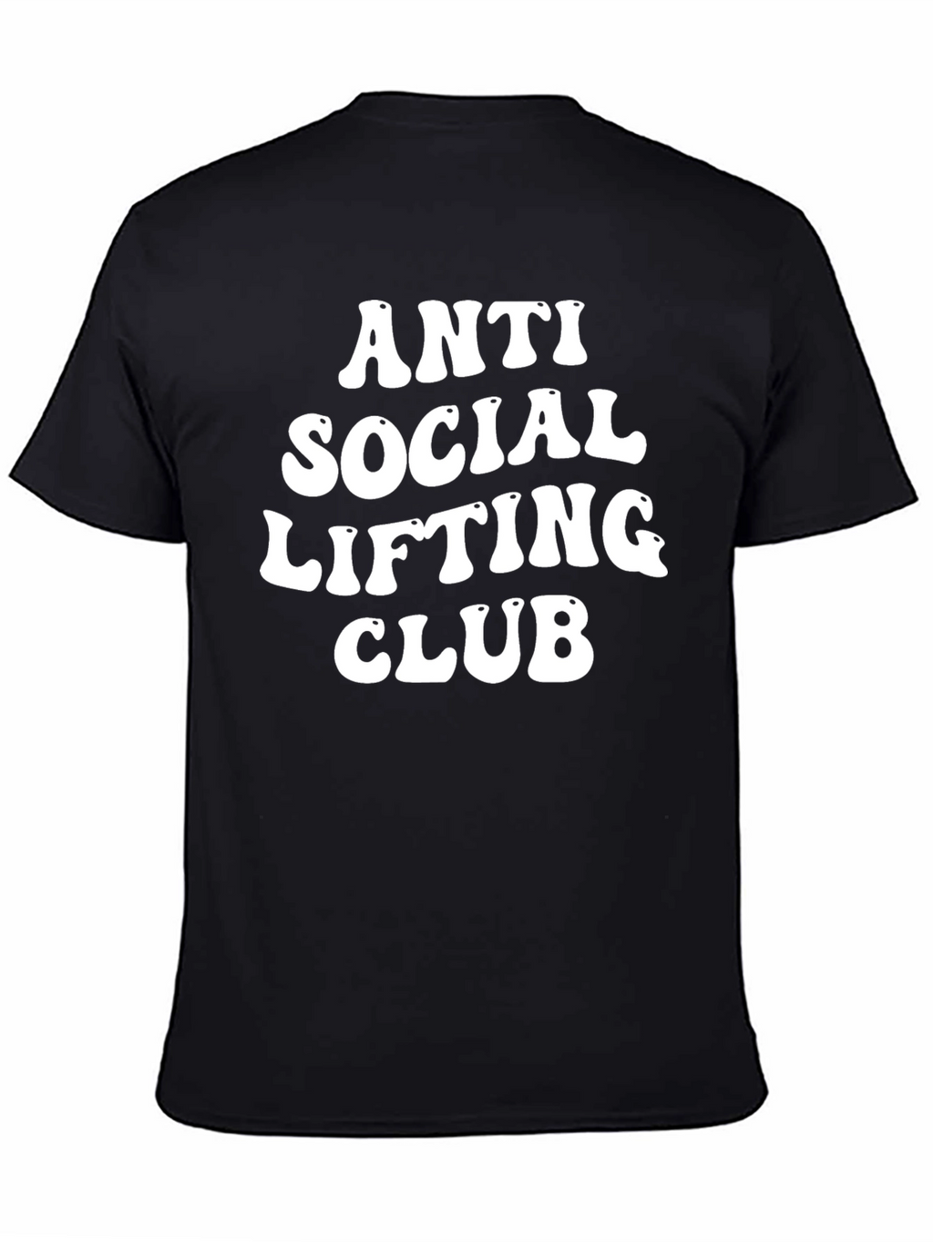 Anti Social Lifting Club Black Graphic Tee