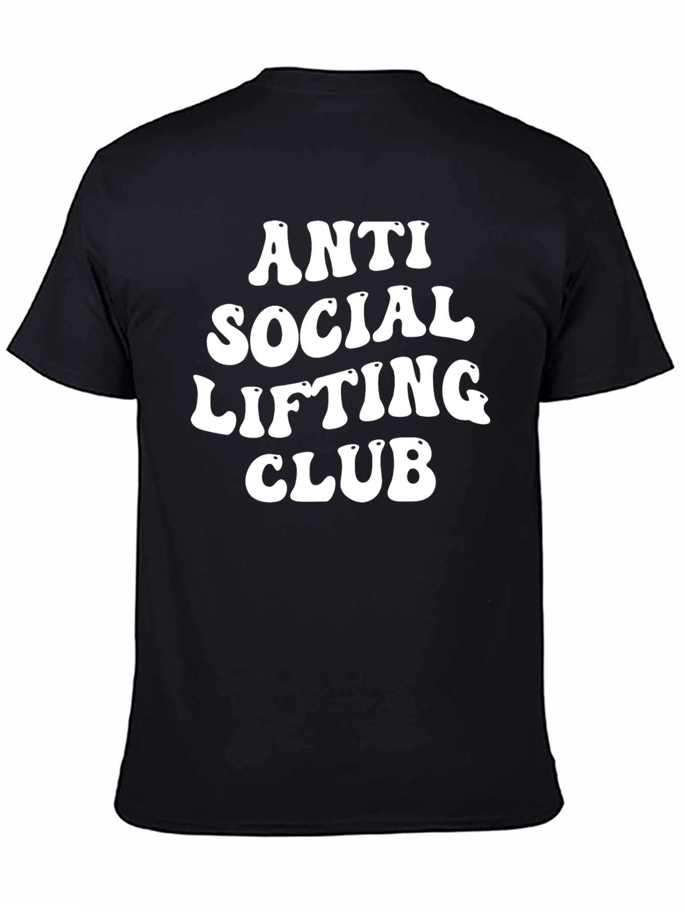 Anti Social Lifting Club Black Graphic Tee