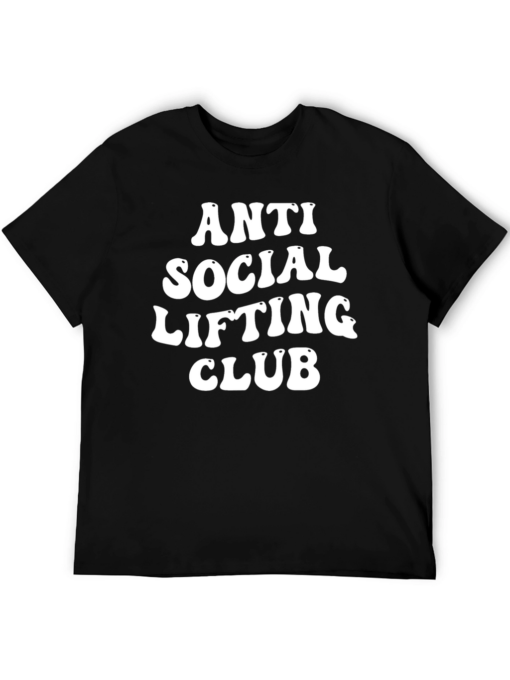 Anti Social Lifting Club Black Graphic Tee