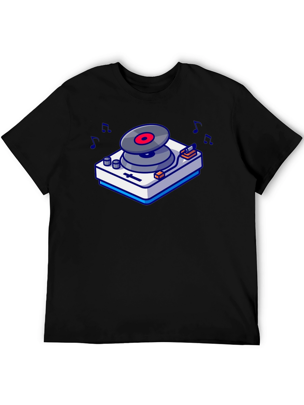 DJ Turntable Graphic Tee - Music Lovers T-Shirt