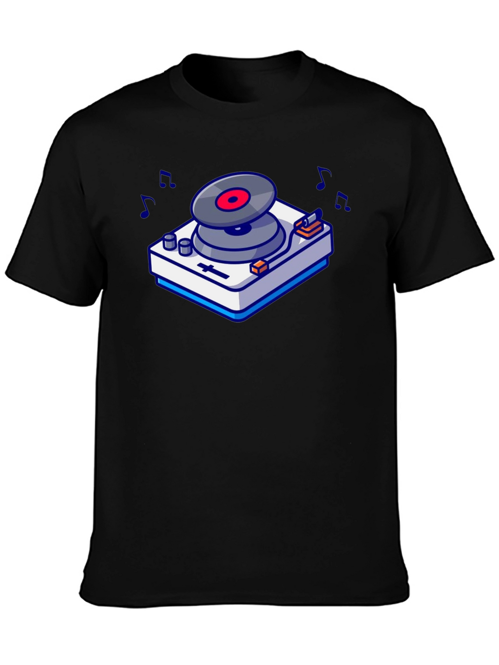 DJ Turntable Graphic Tee - Music Lovers T-Shirt