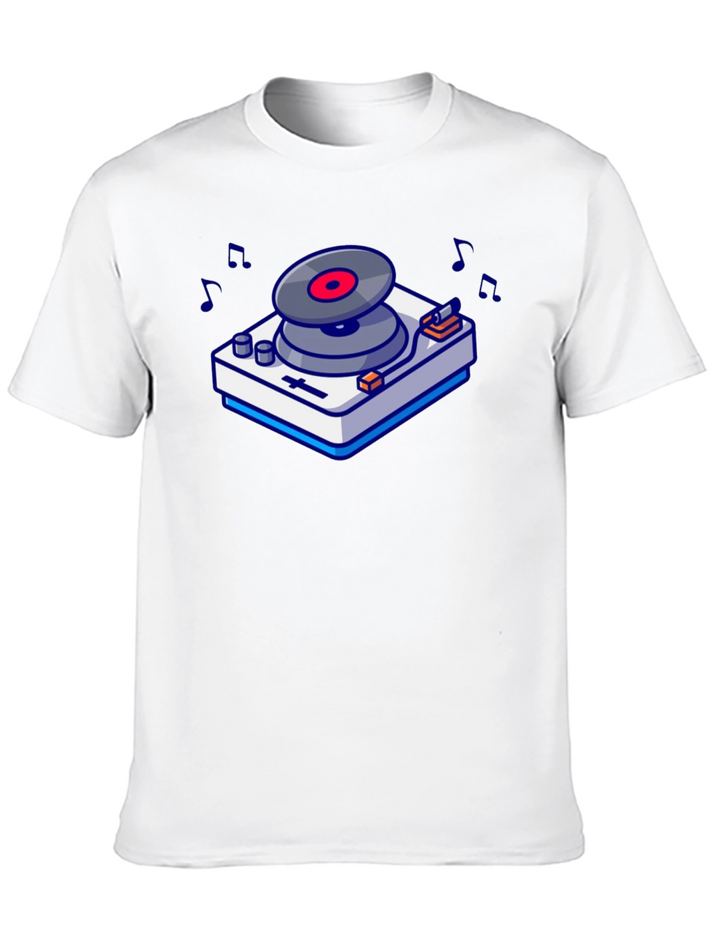DJ Turntable Graphic Tee - Music Lovers T-Shirt