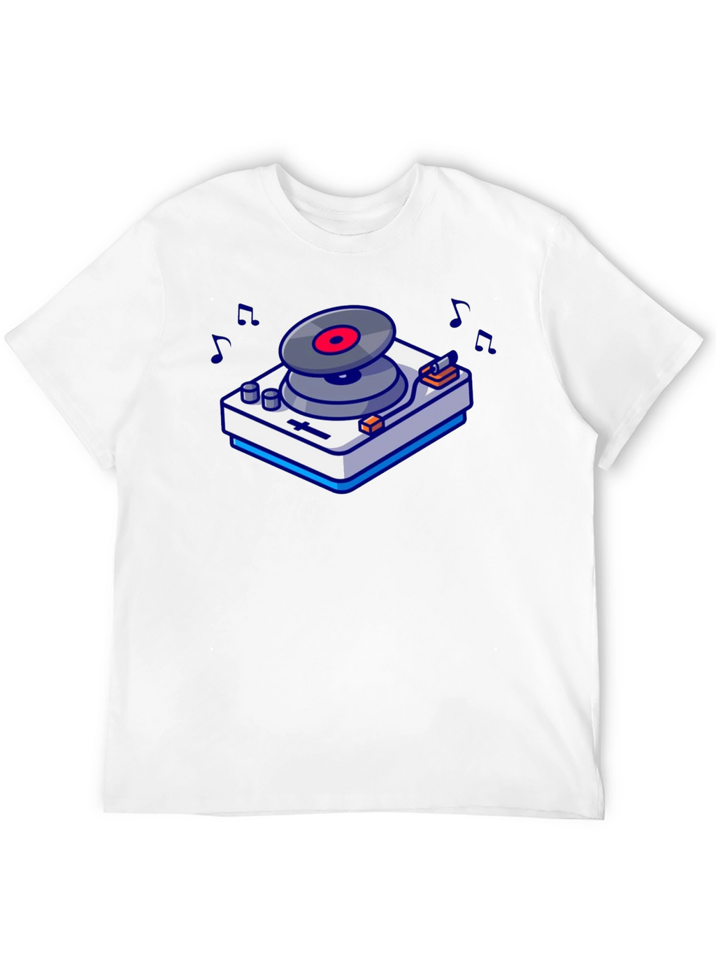 DJ Turntable Graphic Tee - Music Lovers T-Shirt
