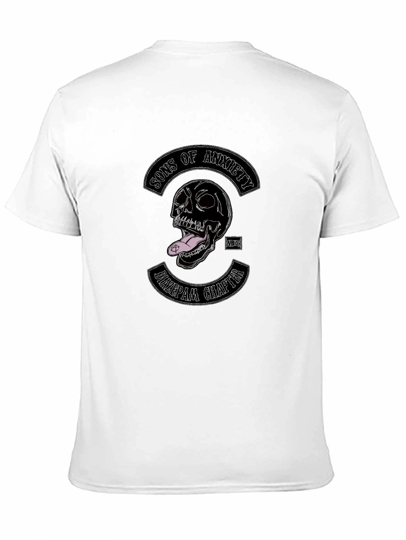 Sons of Anxiety Graphic Tee - Black Crew Neck T-Shirt