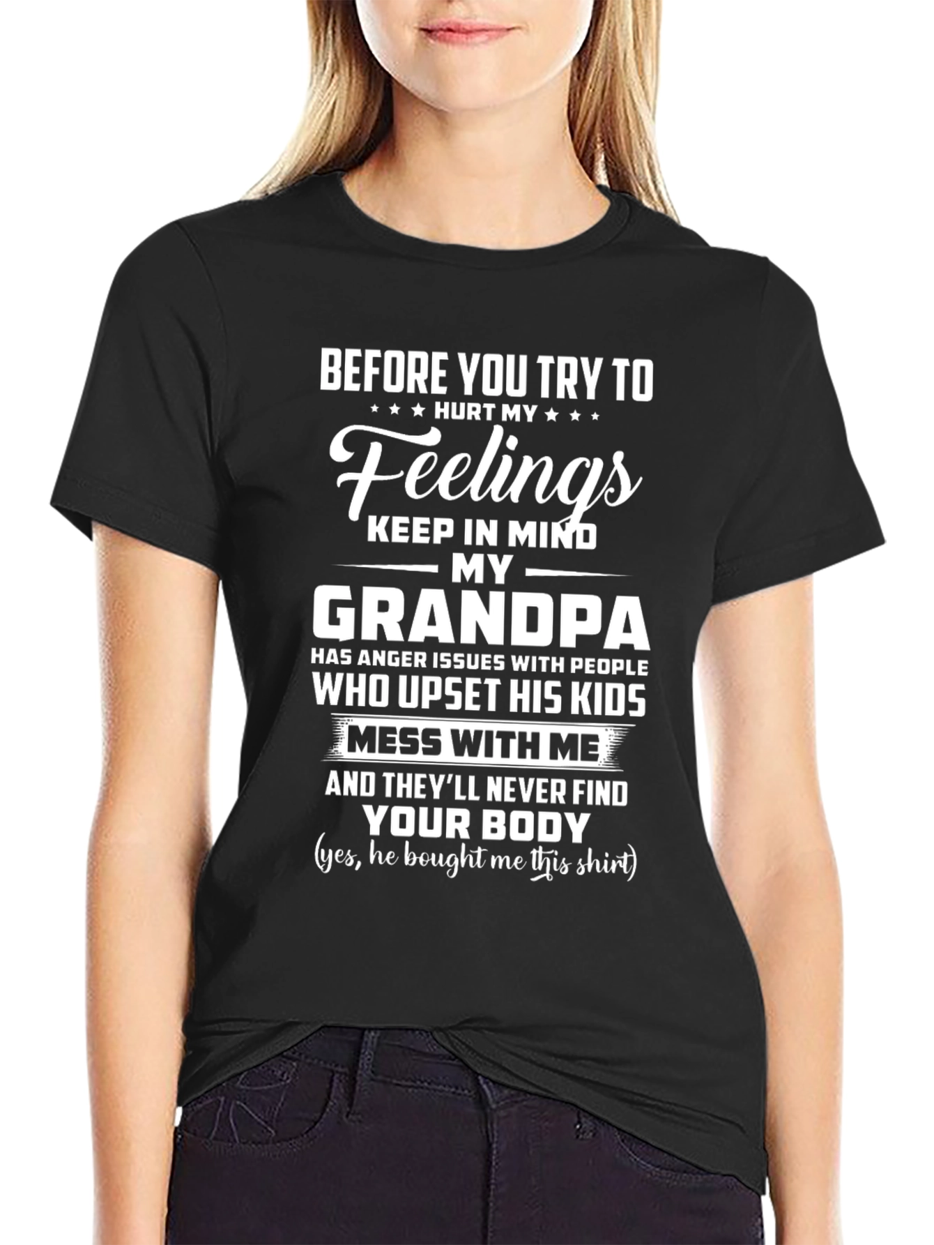 Grandpas Anger Funny Graphic T-Shirt