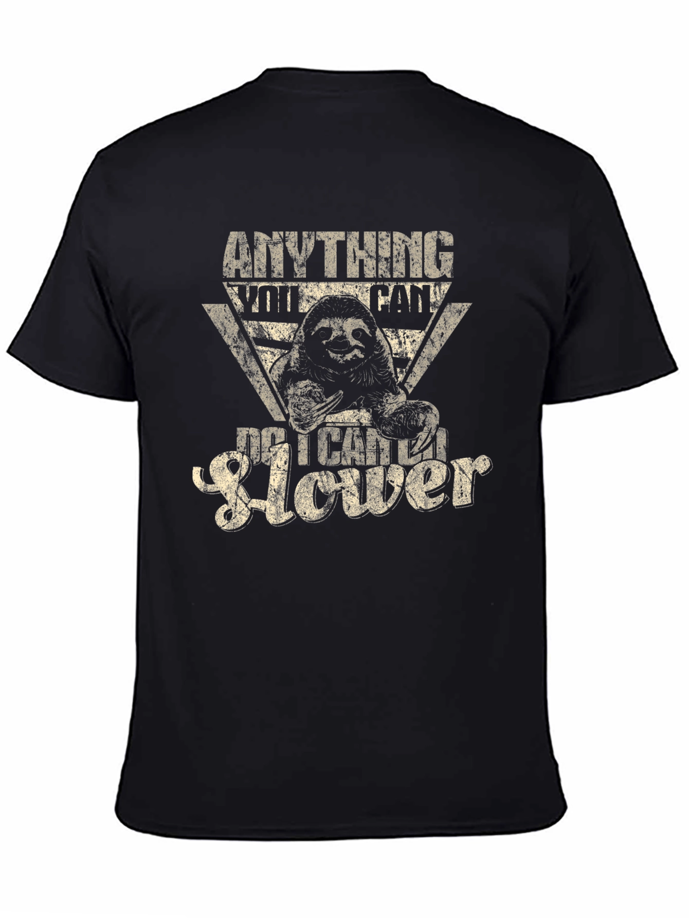 Anything You Can Do I Can Do It Slower Sloth Graphic Tee