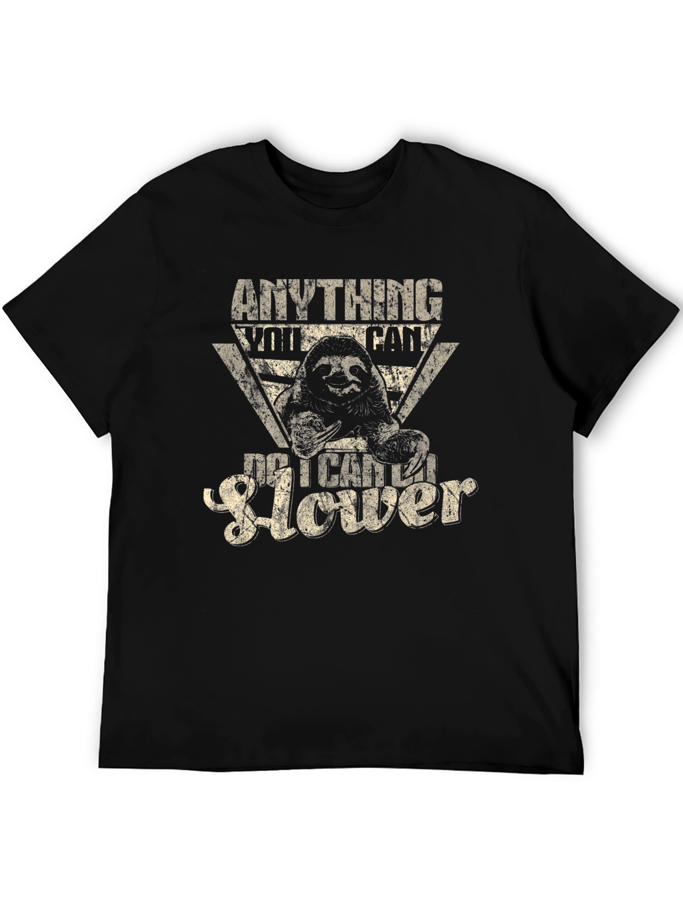 Anything You Can Do I Can Do It Slower Sloth Graphic Tee