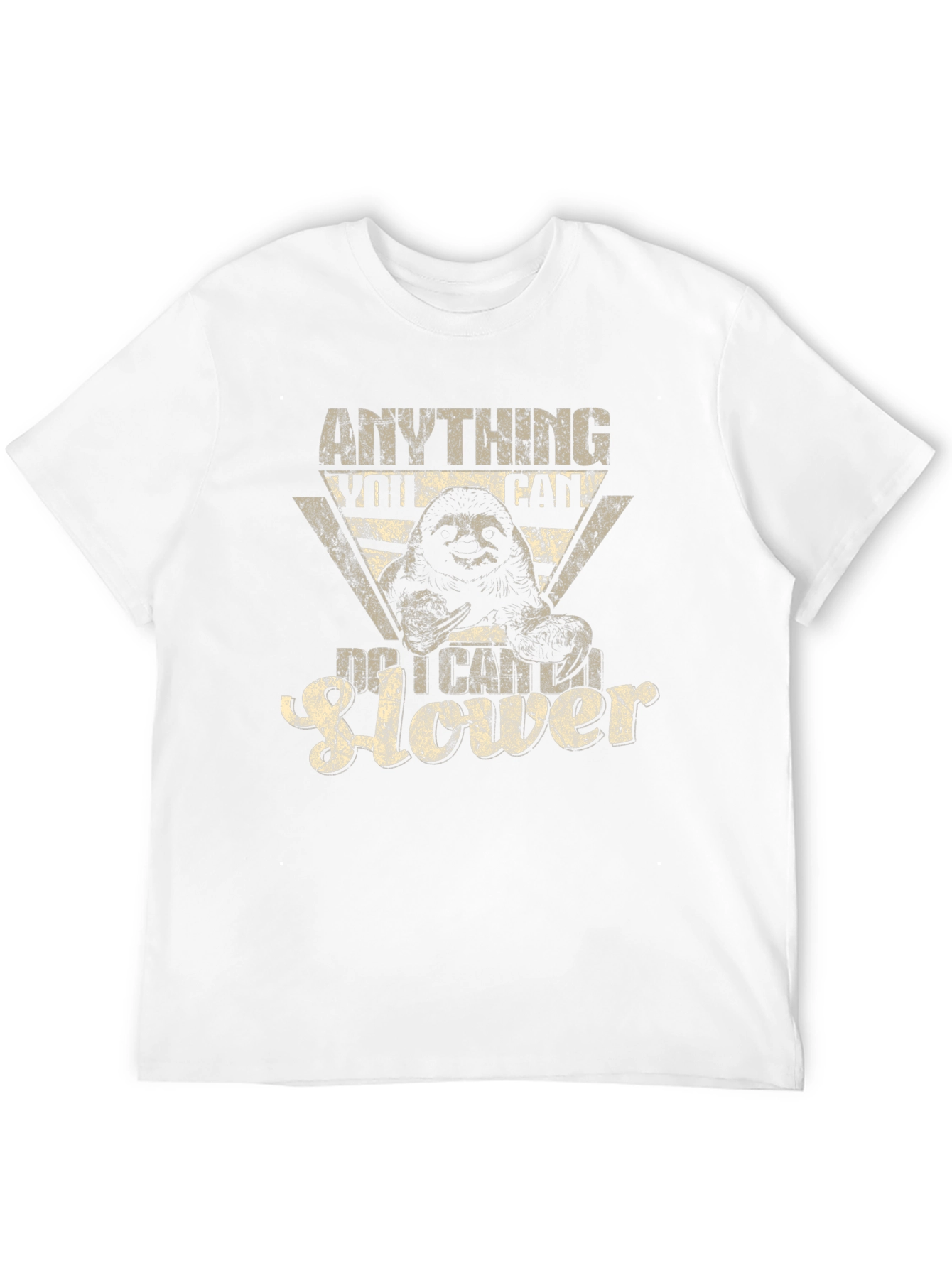 Anything You Can Do I Can Do It Slower Sloth Graphic Tee