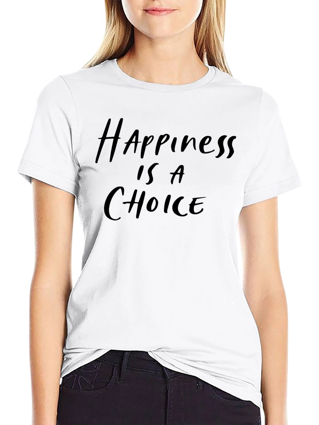 Happiness Is A Choice Black T-Shirt