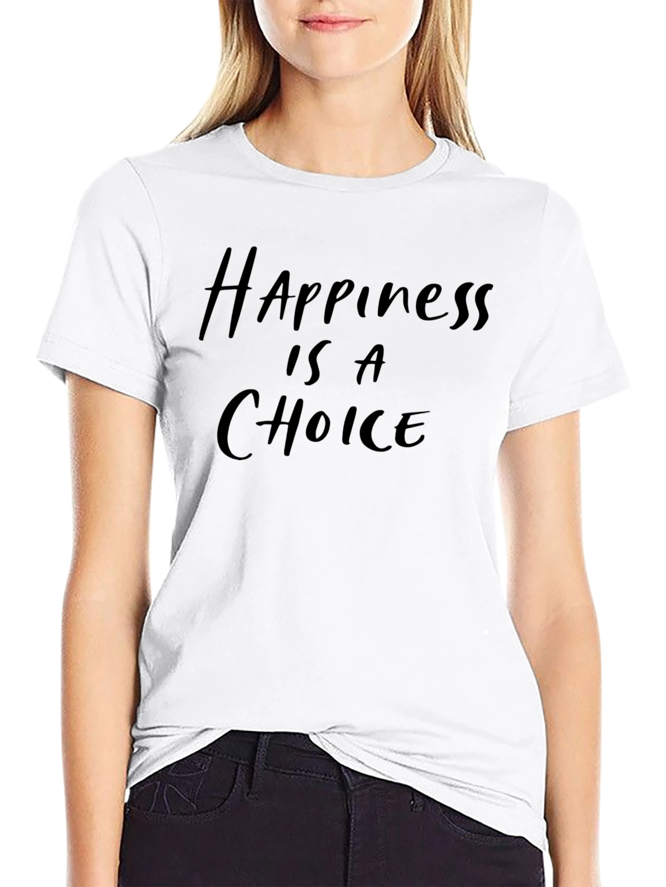 Happiness Is A Choice Black T-Shirt