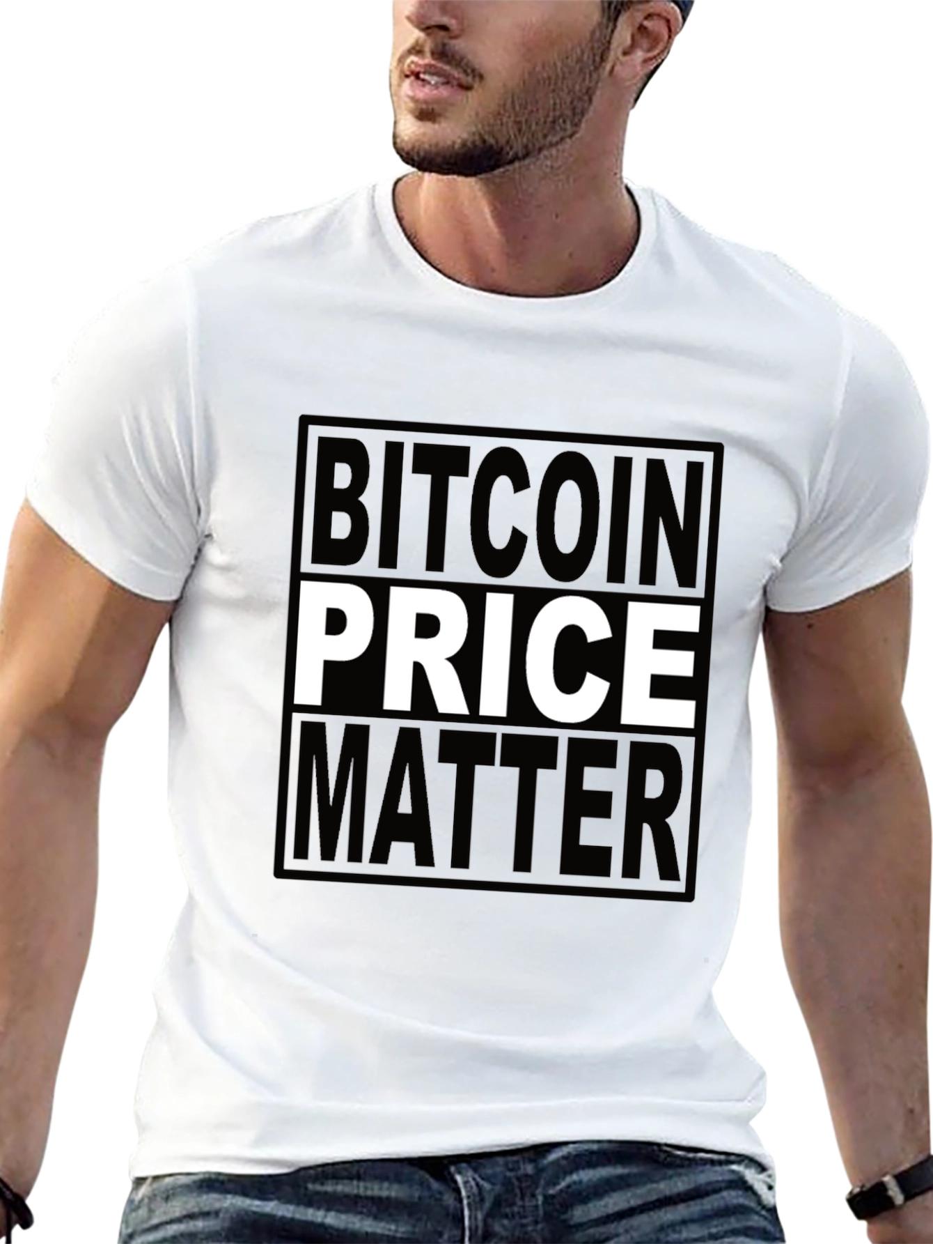 Bitcoin Price Matters Black T-Shirt Crypto