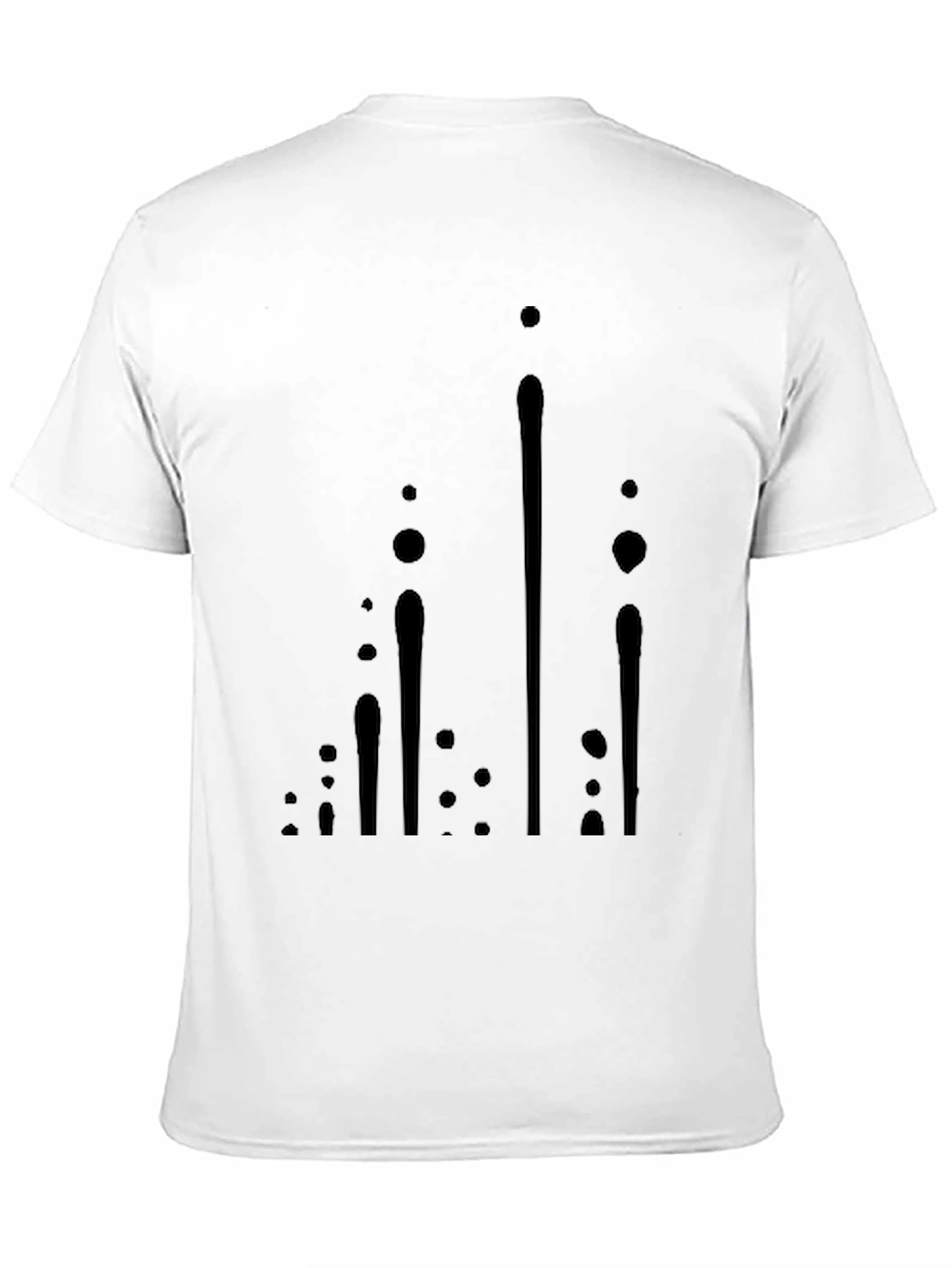 Modern Black Graphic Tee - Abstract Design