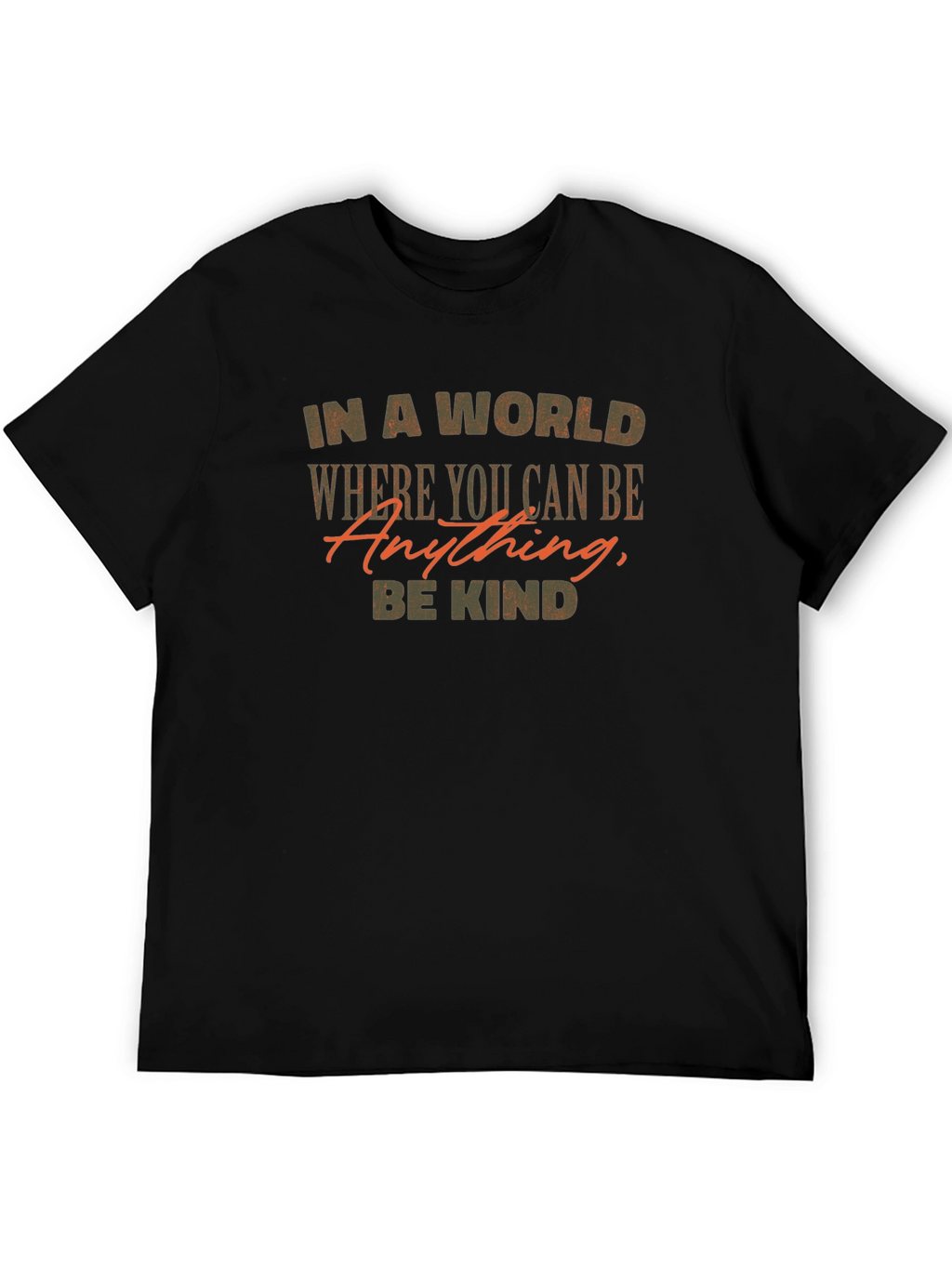 Be Kind Graphic Tee - Inspirational Black T-Shirt