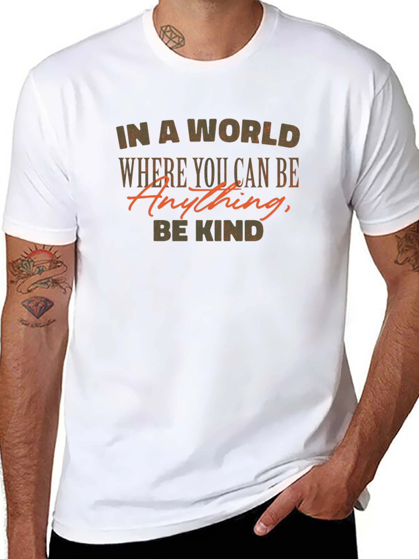 Be Kind Graphic Tee - Inspirational Black T-Shirt