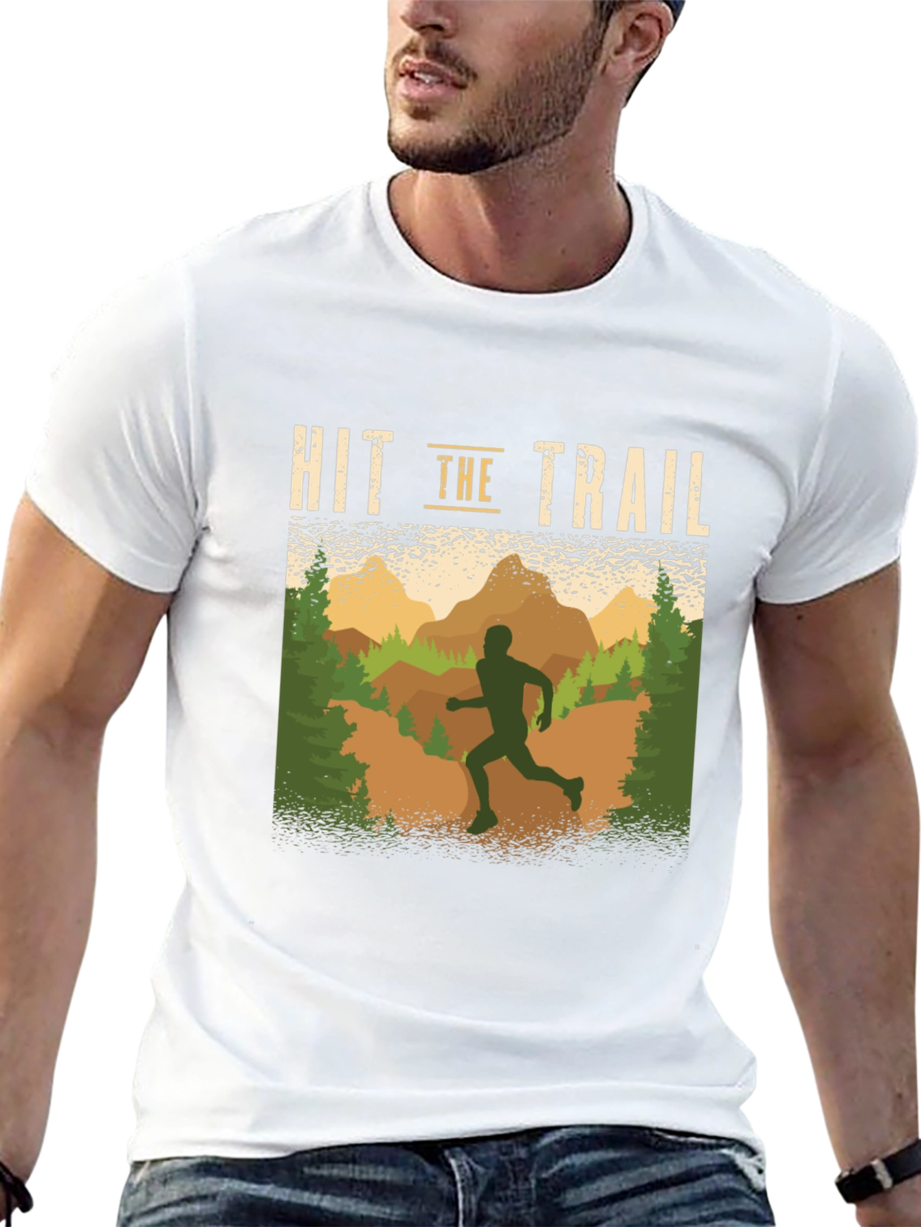 Hit the Trail Running Graphic T-Shirt