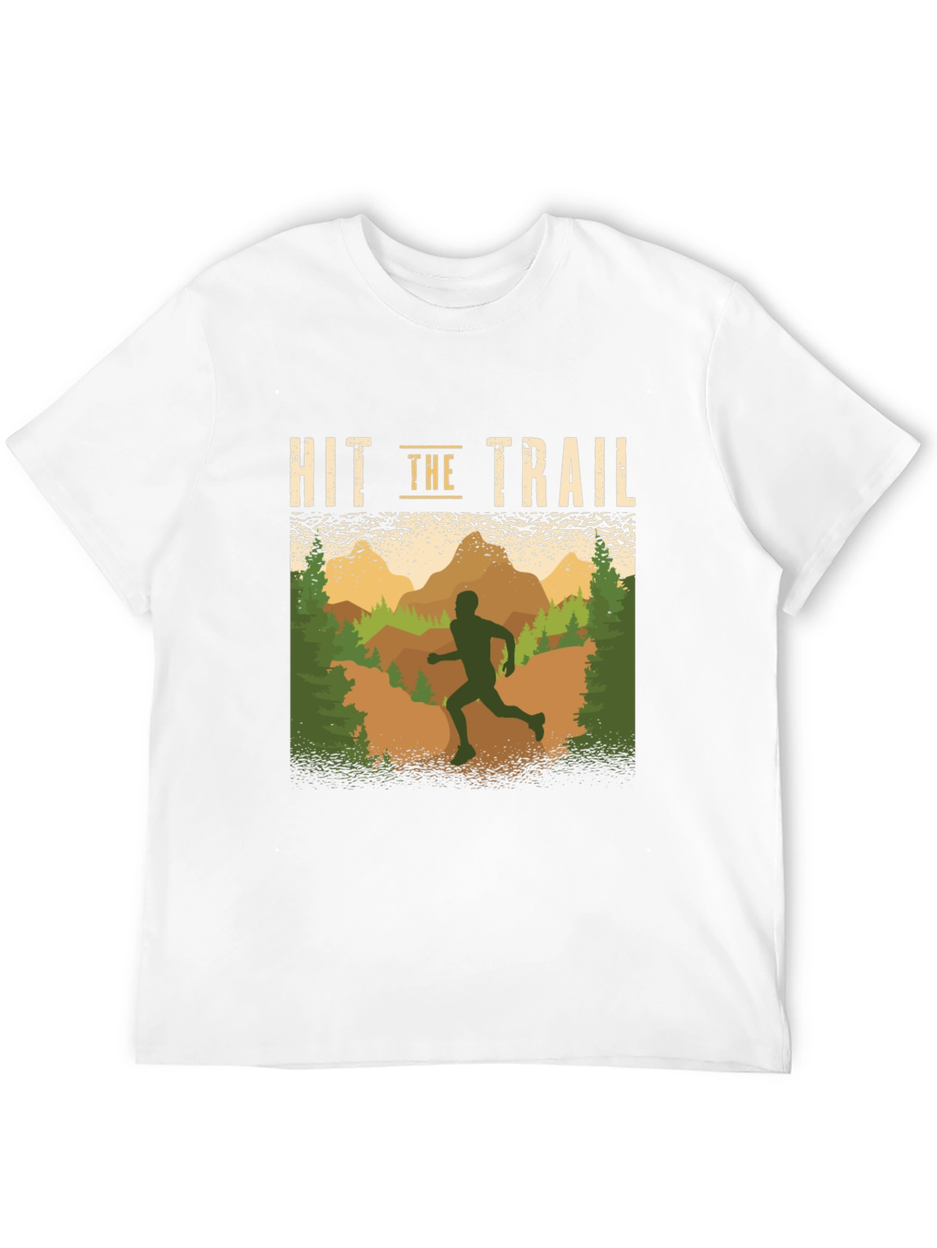 Hit the Trail Running Graphic T-Shirt