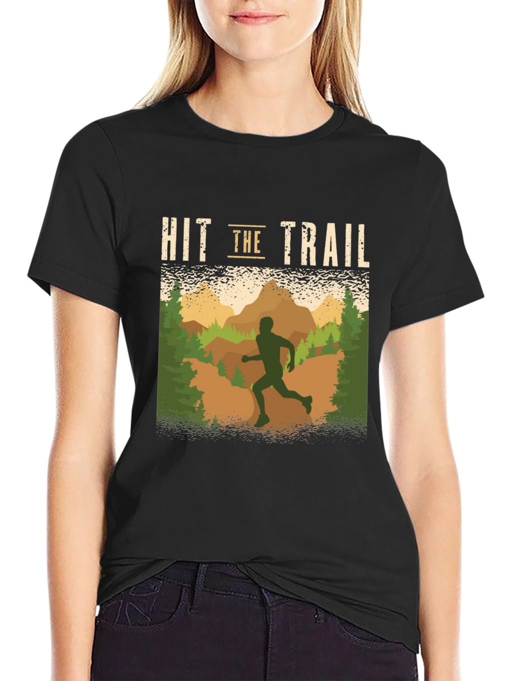 Hit the Trail Running Graphic T-Shirt