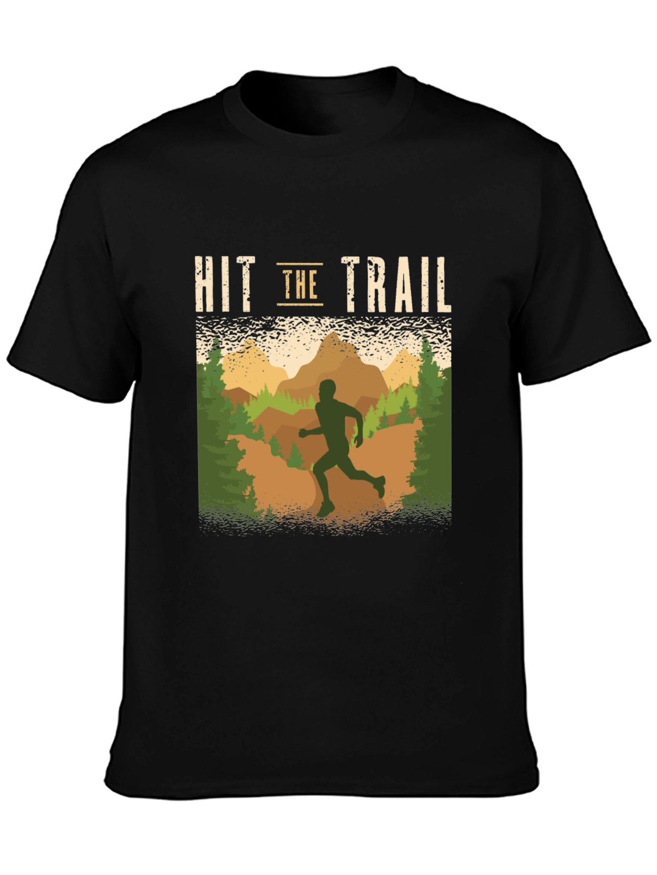 Hit the Trail Running Graphic T-Shirt