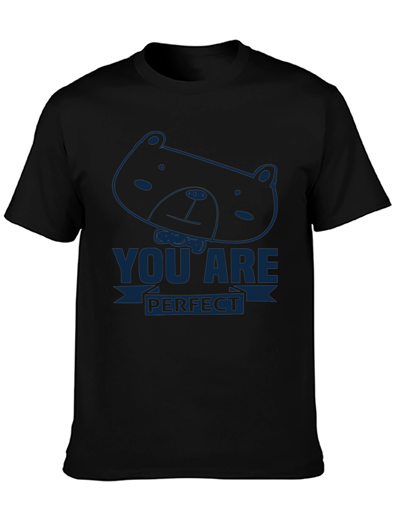 You Are Perfect Bear Graphic Tee - Soft Cotton Comfort